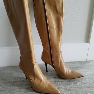 LAST CHANCE. Vero Cuoio High Heels Boots Brown